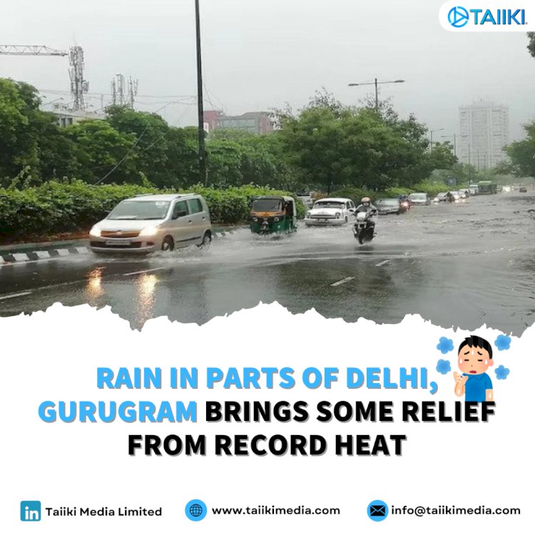 Rain In Parts Of Delhi, Gurugram Brings Some Relief From Record Heat